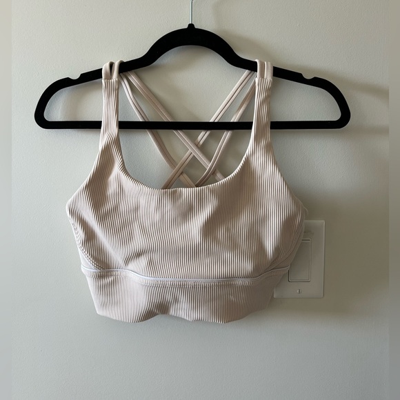 lululemon Energy Ribbed Longline Bra Medium Support, B–D Cups - Picture 1 of 2